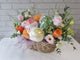 Cheerful Rose & Fruit Basket - FR217