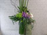Harmony Hydrangeas & Orchid Vase - VS174