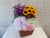 Sunflower & Fresh Fruit Basket - FR218