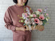 Delightful Gerbera & Eustomas Flower Basket - BK297