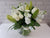 Pure White Lilie & Rose Vase - VS151