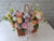 Neutral Elegance Flower Basket - BK299