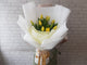 Sunny Yellow Tulip Hand Bouquet - BQ921