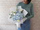 Sapphire Hydrangeas Hand Bouquet - BQ925