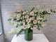 Champagne Gerbera Vase Flower - VS156