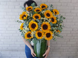 Sunflower & Chamomile Tall Vase - VS130