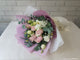 Pink Rose & Eustomas Hand Bouquet - BQ928