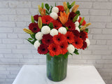 Vibrant Gerbera & Lilies Vase - VS158