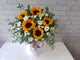 Sunflower & Eustomas Flower Box - BK308