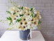 Purity Gerbera & Ping Pong Flower Box - BK311