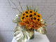 Sunflower & Orchid Tall Vase - VS067