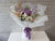 Purple Hydrangeas & Rose Hand Bouquet - BQ946