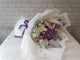 Purple Hydrangeas & Rose Hand Bouquet - BQ946