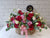 Mixture of Rose & Eustomas Flower Basket - BK166