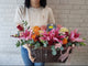 Fragrant Lily Fruit & Flower Basket - FR240