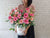 Gerbera & Carnation Spray Flower Box - BK314