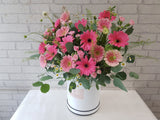 Gerbera & Carnation Spray Flower Box - BK314