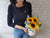 Sunflower & Baby Breath Flower Box - BK104