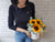 Sunflower & Baby Breath Flower Box - BK104