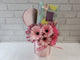 Lively Gerbera & Chocolate Flower Box - BK013