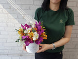 Colorful Orchids Flower Box -  BT002