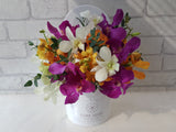 Colorful Orchids Flower Box -  BT002
