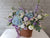 Hydrangeas & Matthiolas Flower Basket - BT004