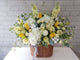 Delightful Yellow Floral Basket - BK317