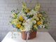 Delightful Yellow Floral Basket - BK317