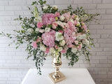 Elegant Hydrangeas & Rose Vase - VS160