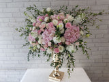 Elegant Hydrangeas & Rose Vase - VS160