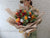 Vibrant Orange Red Rose Hand Bouquet - BQ959