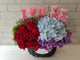 Romance I Love U Teddy Bear Flower Basket - TD463