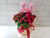 I Love U Teddy Bear Flower Box - TD476