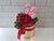 I Love U Teddy Bear Flower Box - TD476