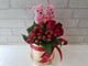 I Love U Teddy Bear Flower Box - TD476