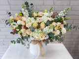 Soothing Pastel Rose Flower Box - BT038