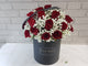 Romance Rose & Baby Breath Flower Box - BK206