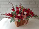 Rose & Carnation Flower Basket - BT013