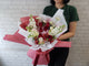 Romantic Rose & Eustomas Hand bouquet - BQ969