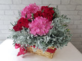 Passion Rose & Hydrangea Flower Basket - BK990
