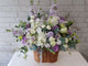 Pastel Purple Flower Basket - BT039