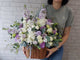 Pastel Purple Flower Basket - BT039