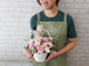 Sweet Rose & Carnation Flower Basket - BT046