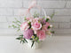 Sweet Rose & Carnation Flower Basket - BT046