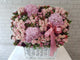 Grand Rose & Sweet William Flower Basket - BK863