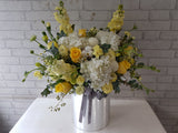 Golden Rose & Matthiola Flower Box - BT036