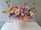 Garden Rose & Eustomas Flower Box - BT040