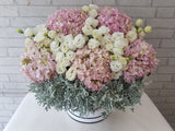 Exquisite Hydrangea & Eustoma Flower Box - BK624