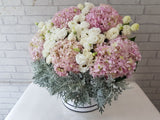 Exquisite Hydrangea & Eustoma Flower Box - BK624